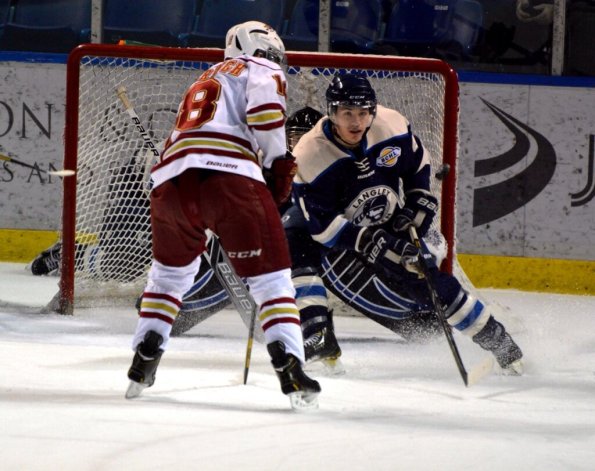 Kyle Westeringh and the Chiefs were turned aside by the Rivermen last night. Photo: Darren Francis